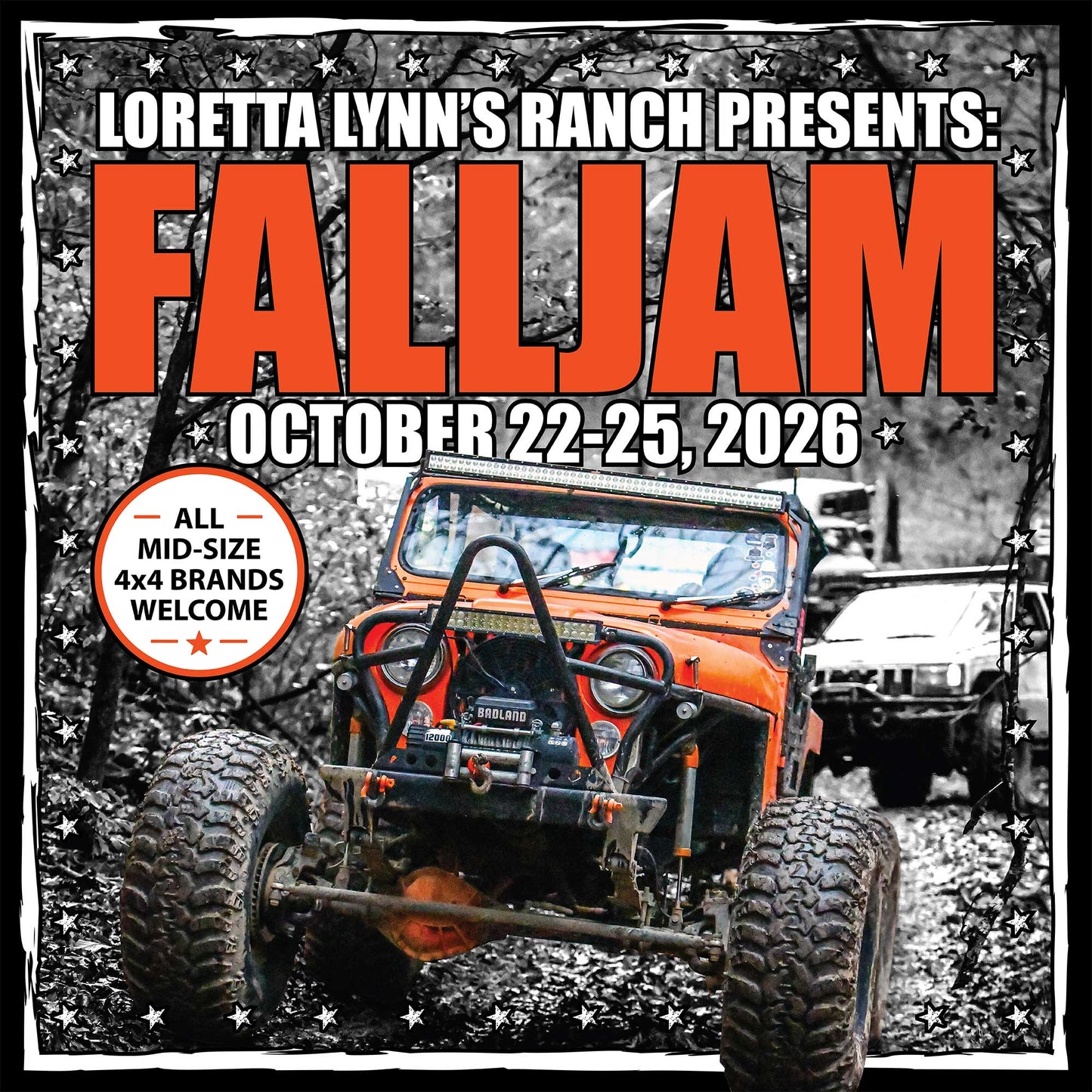 FallJam 2026 - Early Bird - Driver/Off-Road Vehicle (18+)
