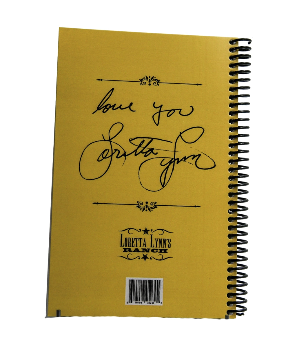 Loretta Lynn’s Favorite Recipes and Songs Softback Spiral Cookbook