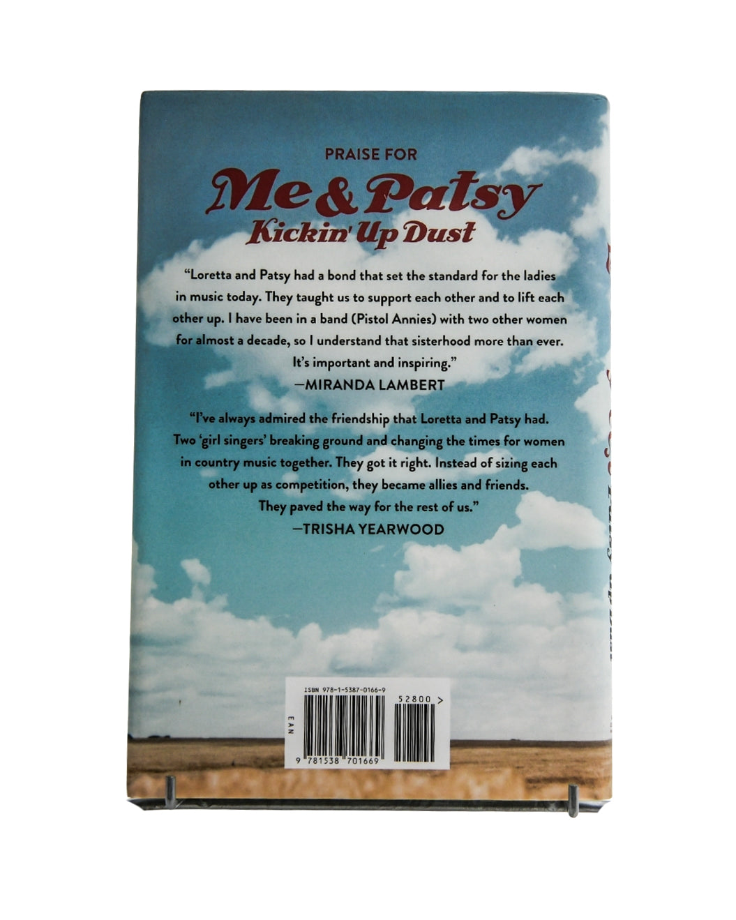 Me & Patsy Kickin’ Up Dust: My Friendship with Patsy Cline Hardback Book