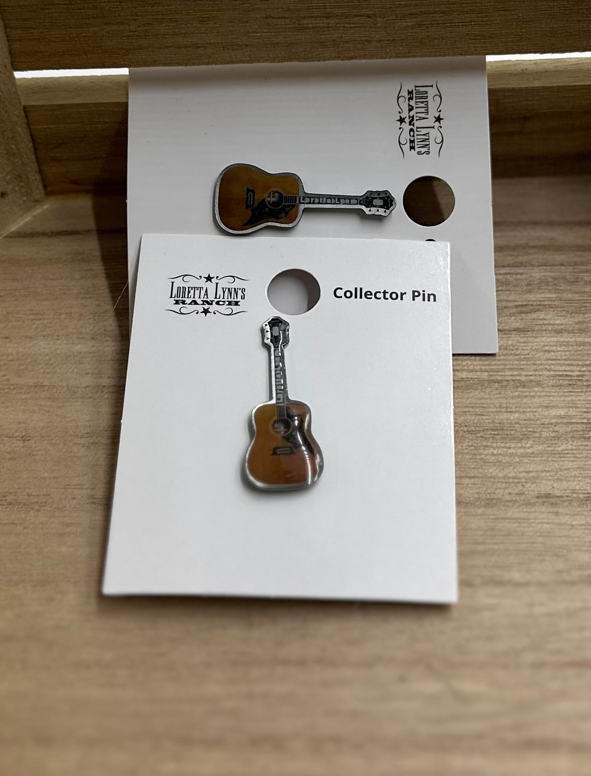 Loretta’s Guitar Collector Hat Pin