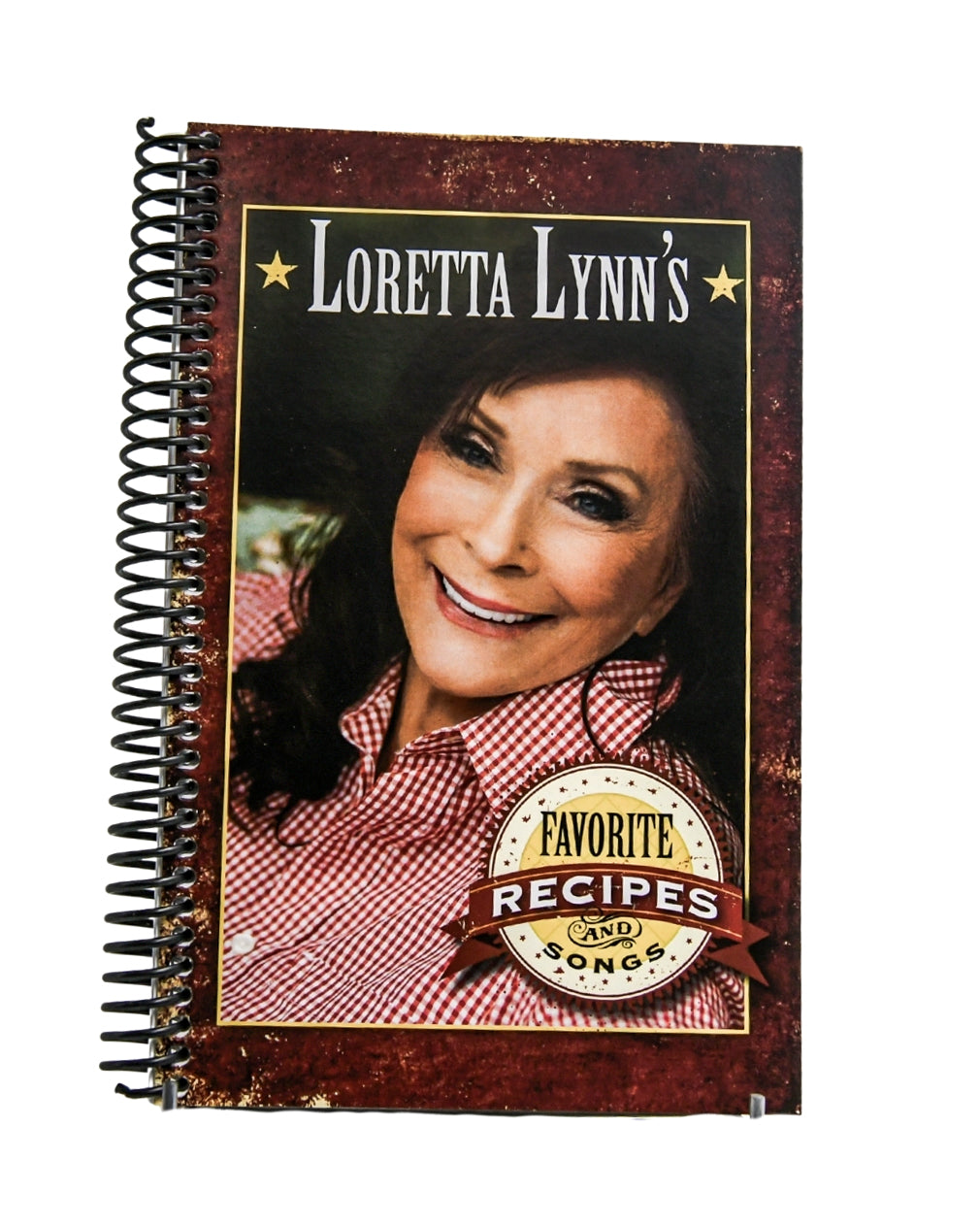 Loretta Lynn’s Favorite Recipes and Songs Softback Spiral Cookbook
